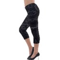 Topography Lightweight Velour Capri Leggings  View3