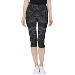 Topography Inside Out Lightweight Velour Capri Leggings  by goljakoff