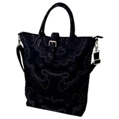 Topography Buckle Top Tote Bag by goljakoff