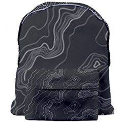 Topography Map Giant Full Print Backpack by goljakoff