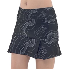 Topography Map Classic Tennis Skirt by goljakoff