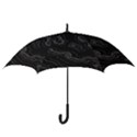 Black Topography Hook Handle Umbrellas (Medium) View3