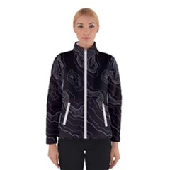 Black Topography Winter Jacket by goljakoff