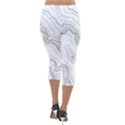 Topography map Lightweight Velour Capri Leggings  View2