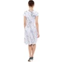 Topography map Cap Sleeve Midi Dress View2