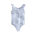 Topography map Kids  Frill Swimsuit View1