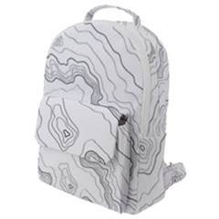 Topography Map Flap Pocket Backpack (small) by goljakoff