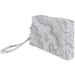 Topography Map Wristlet Pouch Bag (small) by goljakoff