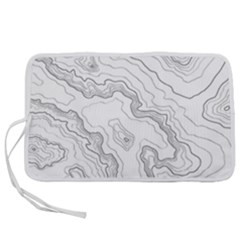 Topography Map Pen Storage Case (l) by goljakoff