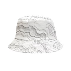 Topography Map Inside Out Bucket Hat by goljakoff