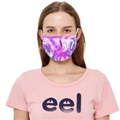 Hot Pink Fuchsia Flower Fantasy  Cloth Face Mask (adult) by CrypticFragmentsDesign