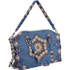 Denimpearls Canvas Crossbody Bag by LW323