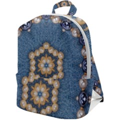 Denimpearls Zip Up Backpack by LW323