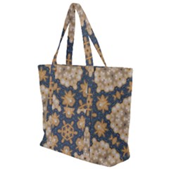 Denimpearls2 Zip Up Canvas Bag by LW323