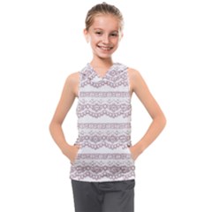 Purple-lace Kids  Sleeveless Hoodie by PollyParadise