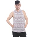 Purple-lace Men s Sleeveless Hoodie View1