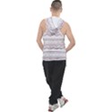 Purple-lace Men s Sleeveless Hoodie View2