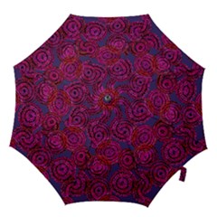 Unusual Circles  Abstraction Hook Handle Umbrellas (large) by SychEva