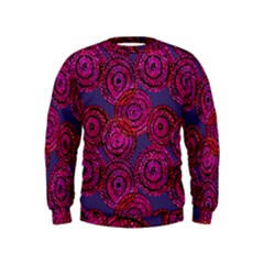 Unusual Circles  Abstraction Kids  Sweatshirt by SychEva