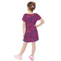 Unusual Circles  Abstraction Kids  Short Sleeve Velvet Dress View2