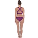 Unusual Circles  Abstraction Cross Back Hipster Bikini Set View2