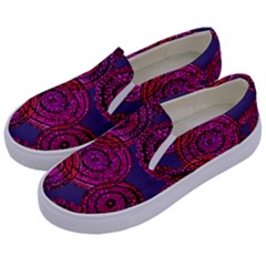 Unusual Circles  Abstraction Kids  Canvas Slip Ons by SychEva