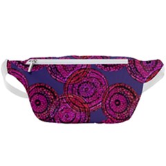 Unusual Circles  Abstraction Waist Bag  by SychEva