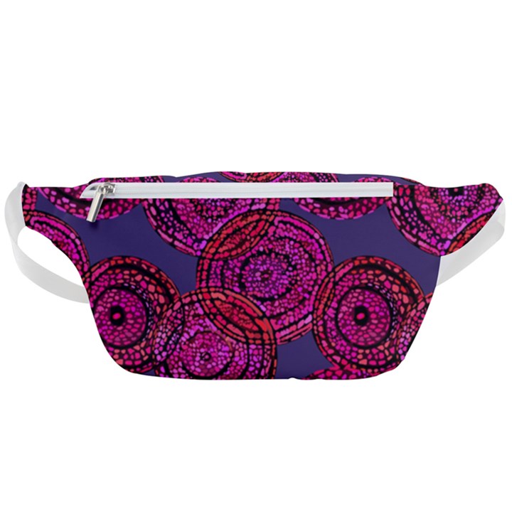 Unusual Circles  Abstraction Waist Bag 