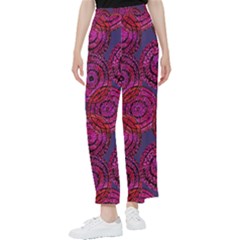 Unusual Circles  Abstraction Women s Pants  by SychEva