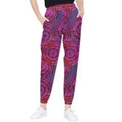 Unusual Circles  Abstraction Tapered Pants by SychEva