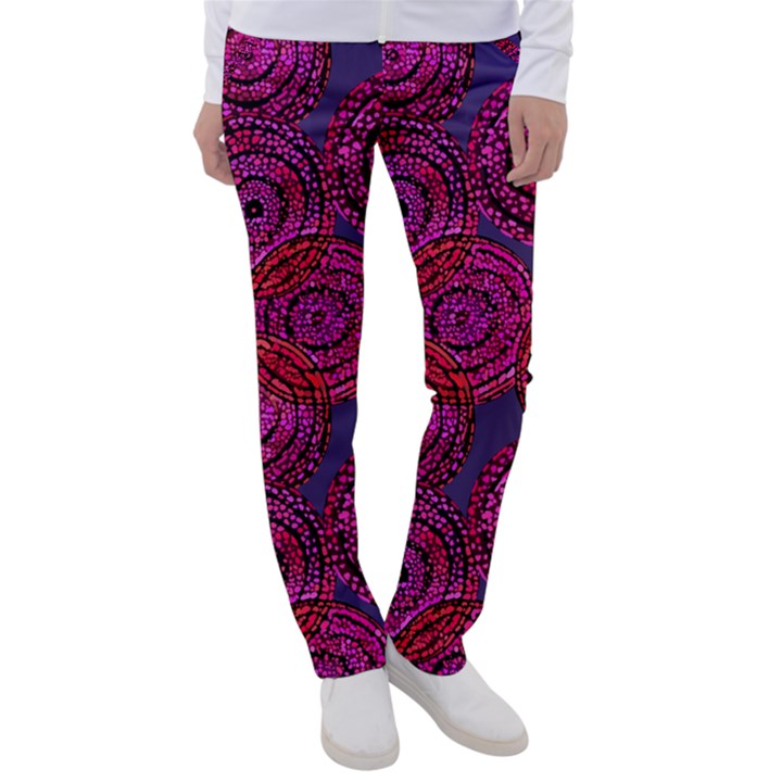 Unusual Circles  Abstraction Women s Casual Pants