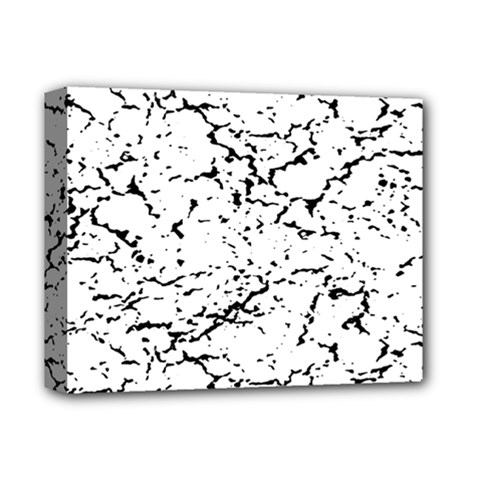 Black And White Grunge Abstract Print Deluxe Canvas 14  X 11  (stretched) by dflcprintsclothing