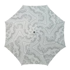 Topography Map Golf Umbrellas by goljakoff