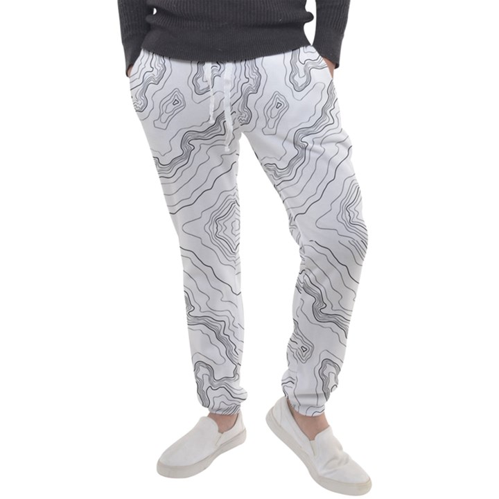 Topography map Men s Jogger Sweatpants