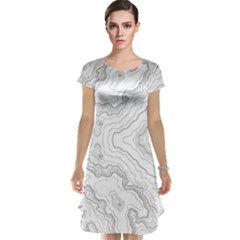 Topography Map Cap Sleeve Nightdress by goljakoff