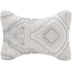 Topography Map Seat Head Rest Cushion by goljakoff