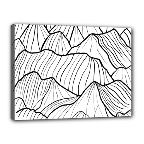 Mountains Canvas 16  X 12  (stretched)