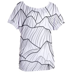 Mountains Women s Oversized Tee by goljakoff