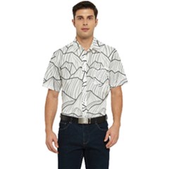 Mountains Men s Short Sleeve Pocket Shirt  by goljakoff