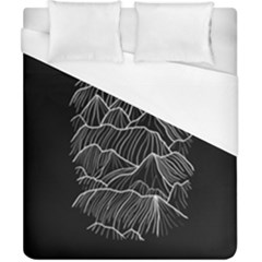 Black Mountain Duvet Cover (california King Size) by goljakoff