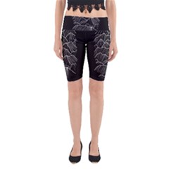 Black Mountain Yoga Cropped Leggings by goljakoff