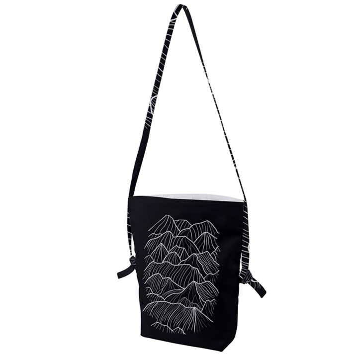 Black mountain Folding Shoulder Bag