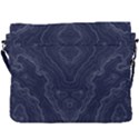 Blue Topography Buckle Messenger Bag View3