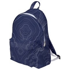 Blue Topography The Plain Backpack by goljakoff