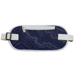 Topography Map Rounded Waist Pouch by goljakoff