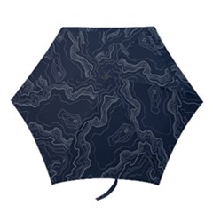 Topography Map Mini Folding Umbrellas by goljakoff