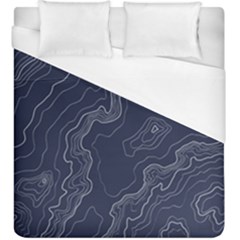 Topography Map Duvet Cover (king Size) by goljakoff