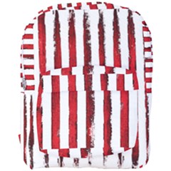 Red Stripes Full Print Backpack by goljakoff