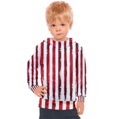 Red Stripes Kids  Hooded Pullover by goljakoff