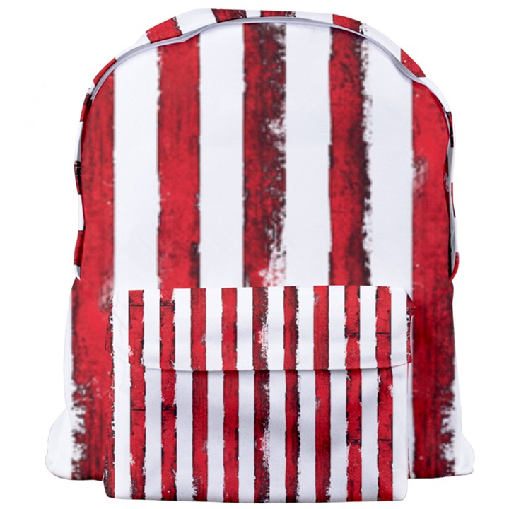 Red stripes Giant Full Print Backpack